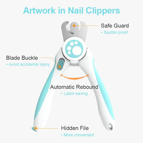 Cute Pets Nail Clippers Labor-Saving Dogs Nail Clipper Scissors Cat Claw Clippers Trimmer Animals Pet Grooming Supplies