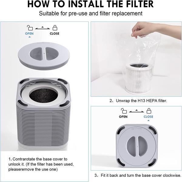 Air Purifier A1 Replacement Filter-Prohibited Sales Platforms- Amazon, Shein, Temu