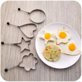 Egg Shaper Kitchen Tools Star, Heart, Round, Flower Shaped Stainless Steel – Pack Of 4