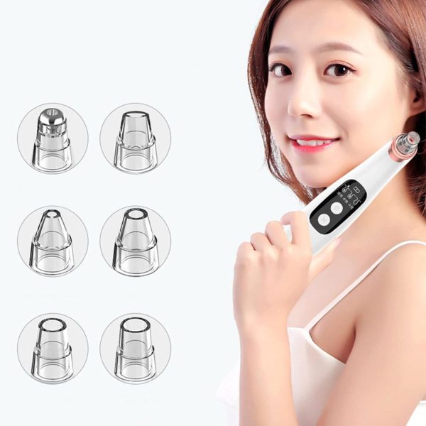 6 in 1 Imported Original Kemai Rechargeable Blackhead Remover Suction Machine and Pore cleanser