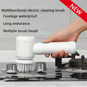 Magic Brush Wireless Battery Cleaning Brush Bathtub Tile Professional Cleaning Brush Housework Kitchen Dishwashing Brush Rechargeable