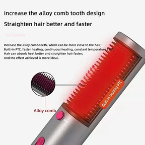 New Hot Air Hair Dryer Brush 3 In 1 Hair Blow Dryer Straightener Volumizer Negative Ion Styler Comb Kit For Wet Dry Hair