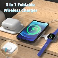 3 in 1 Magnetic Foldable Wireless Charger